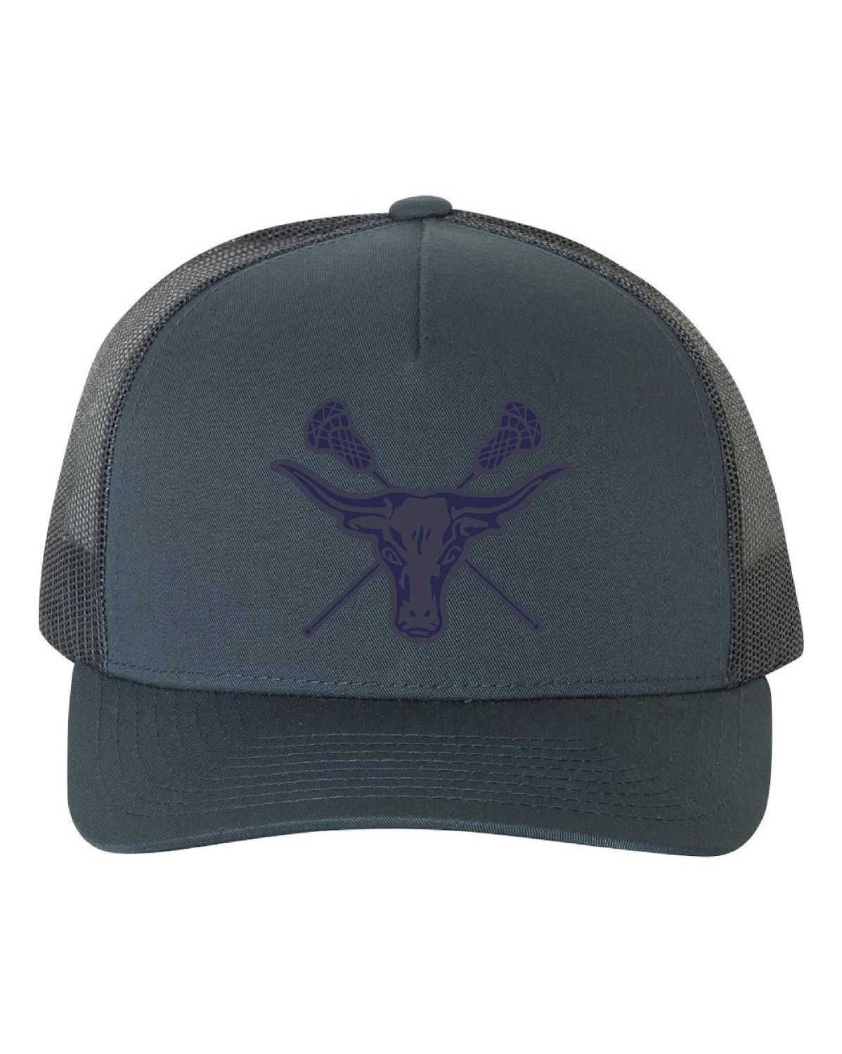 Subdued Snapback Adjustable 5 Panel Mesh Back Cap W/ Embroidered Peabody High School Girls Lacrosse