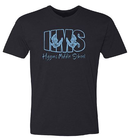 Higgins Middle School Unisex Youth & Adult Premium Soft Cotton  T-Shirt 1