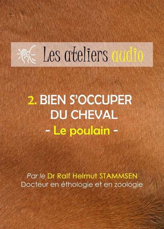 Atelier audio - Bien s'occuper du cheval - Le poulain - Produit numérique à télécharger