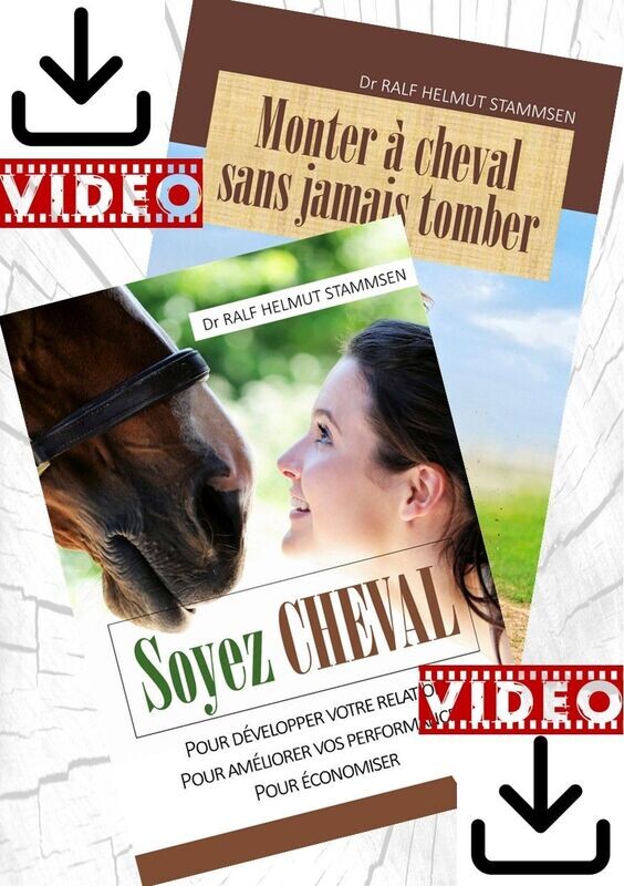Pack 1 vidéo "Soyez Cheval" + 1 vidéo "Monter à cheval sans jamais tomber" - Produits numériques à télécharger