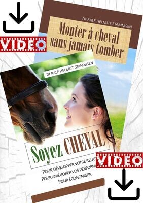 Pack 1 vidéo "Soyez Cheval" + 1 vidéo "Monter à cheval sans jamais tomber" - Produits numériques à télécharger