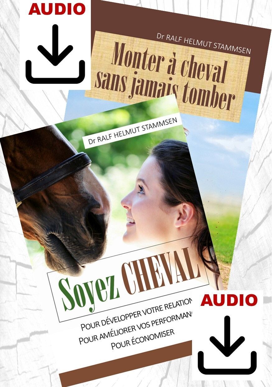 Pack 1 audio "Soyez cheval" + 1 audio "Monter à cheval sans jamais tomber" - Audio MP3 - Produits numériques à télécharger