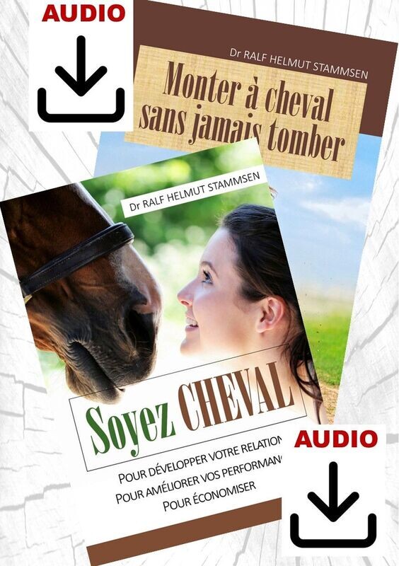 Pack 1 audio "Soyez cheval" + 1 audio "Monter à cheval sans jamais tomber" -  Audio MP3 - Produits numériques à télécharger