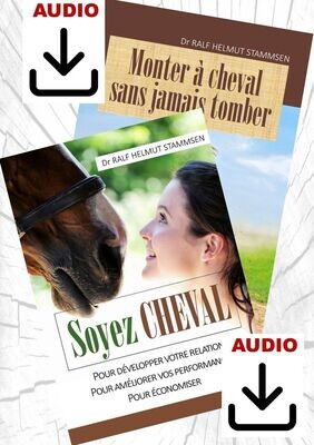 Pack 1 audio "Soyez cheval" + 1 audio "Monter à cheval sans jamais tomber" - Audio MP3 - Produits numériques à télécharger