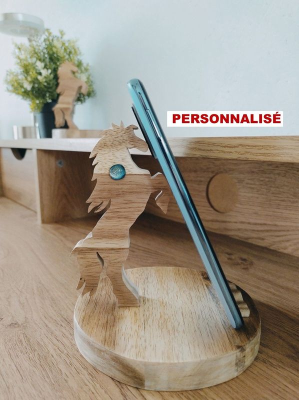 Support téléphonique Cheval Bijou ® - Personnalisé