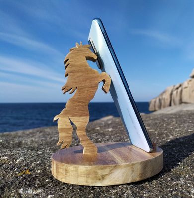 Support téléphonique cheval
