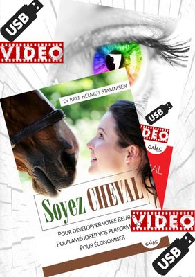 Pack 1 vidéo "Soyez cheval" + 1 vidéo "Du langage non-verbal à l'intuition" - Produits numériques sur clef USB