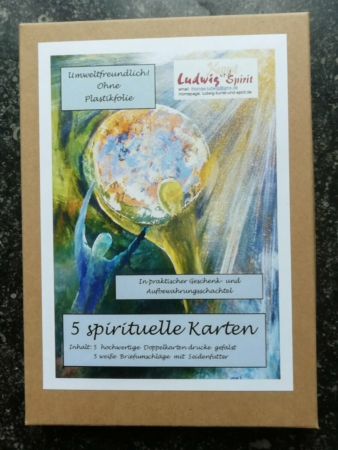 5 spirituelle Karten
Versandkostenfrei innerhalb Deutschlands