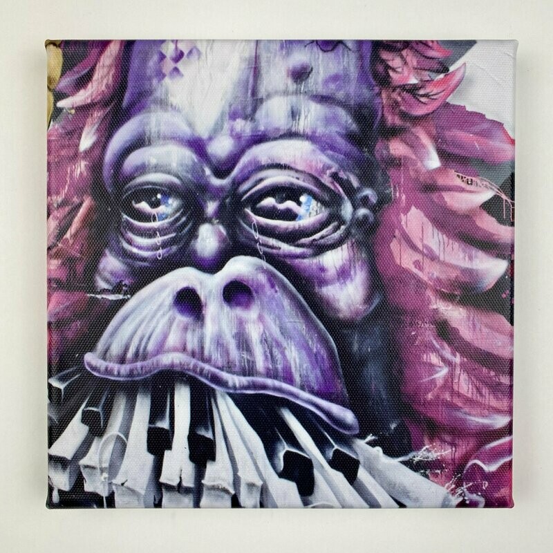 Gorilla Melodies I Leinwand I Streetart Print Gorilla Melodies I Leinwand I Streetart Print