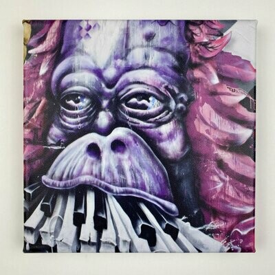 Gorilla Melodies I Leinwand I Streetart Print