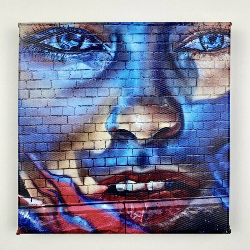 Blue Eyes I Leinwand I Streetart Print Blue Eyes I Leinwand I Streetart Print