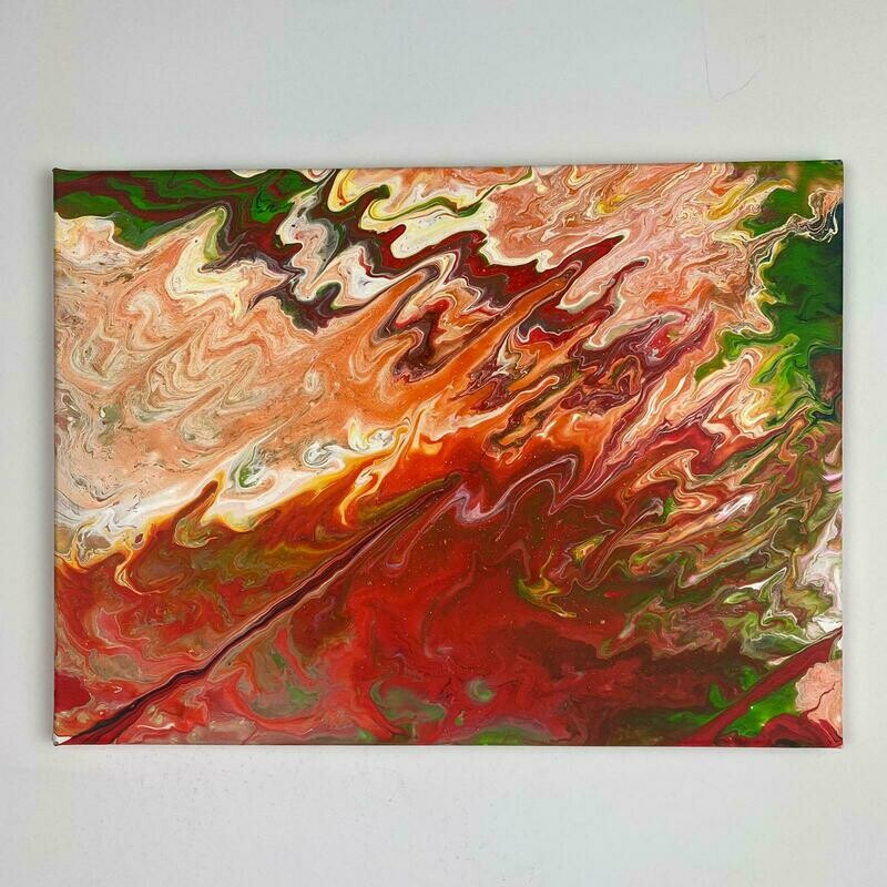 Spring Fire - Gemälde - Leinwand - Abstrakte Kunst - Unikat Spring Fire - Gemälde - Leinwand - Abstrakte Kunst - Unikat