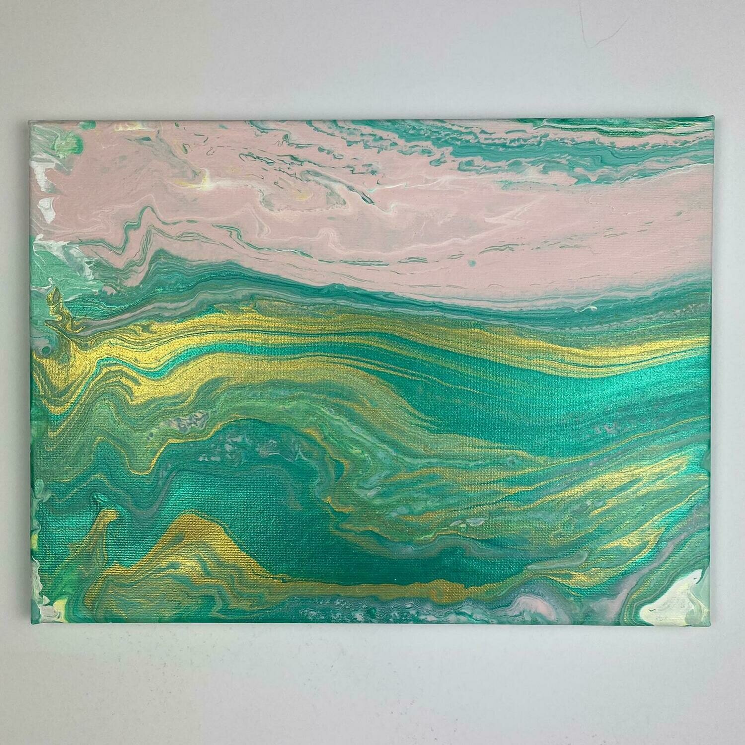 Pink Cloud - Gemälde - Leinwand - Abstrakte Kunst - Unikat