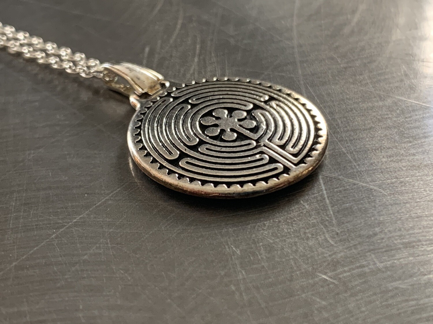 Necklace: Double sided Chartres