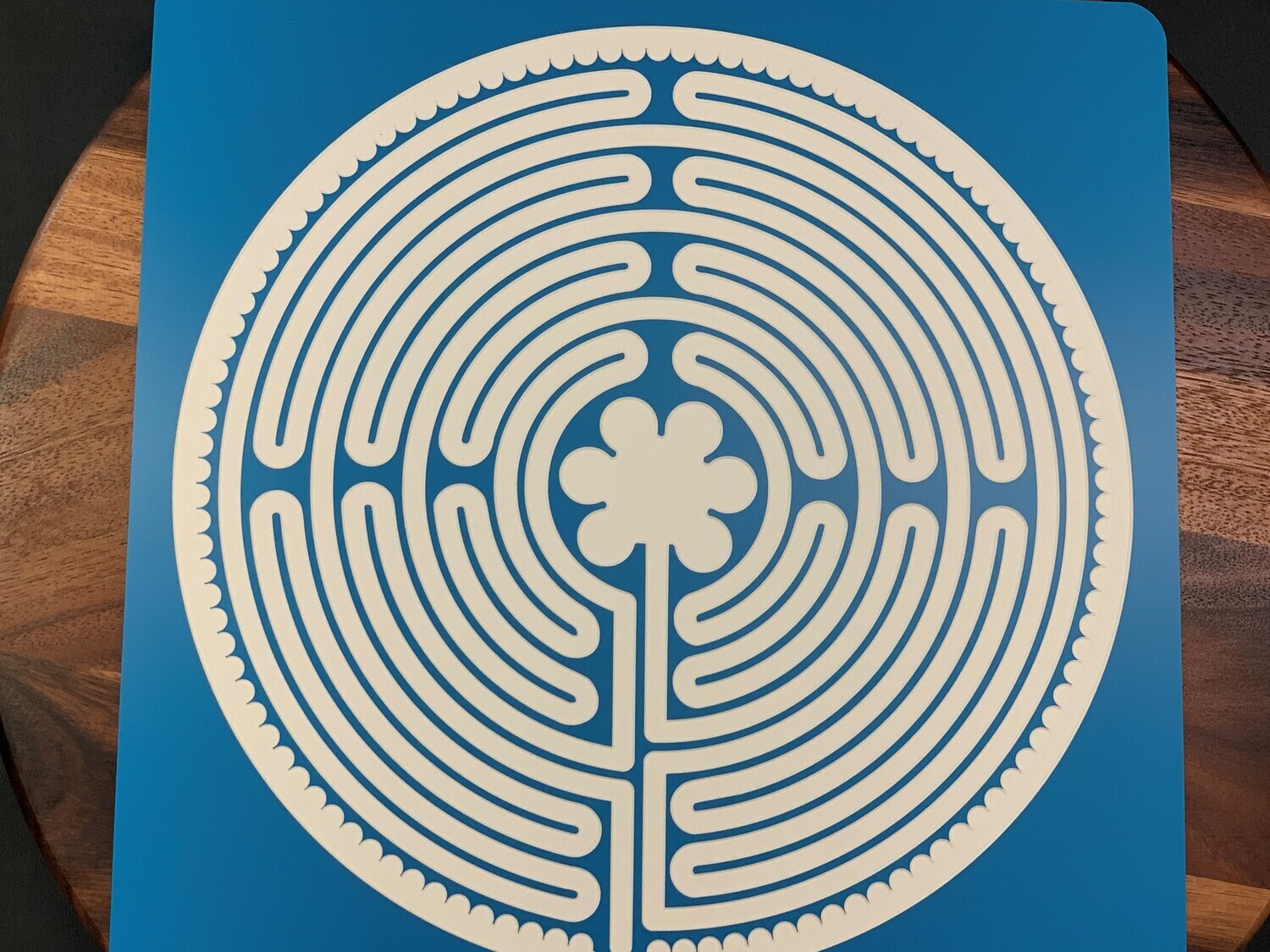Acrylic Chartres Labyrinth (multiple colors) | 8-inch