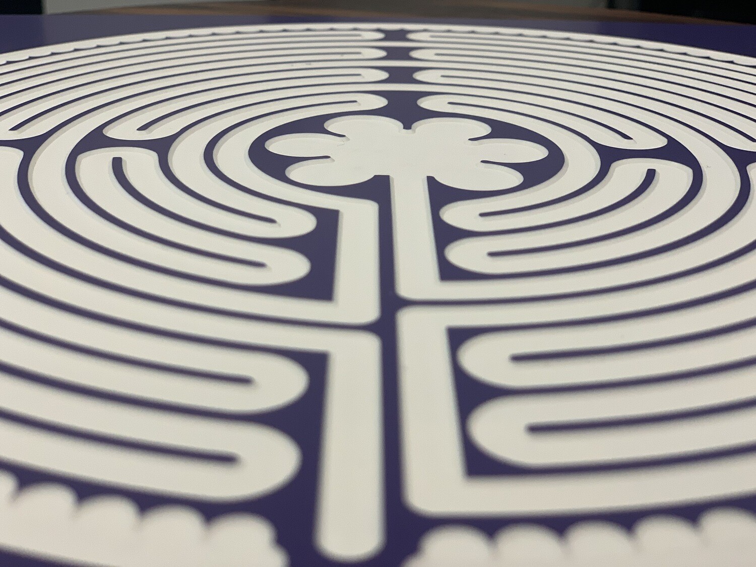 Acrylic Chartres Labyrinth (multiple colors) | 8-inch