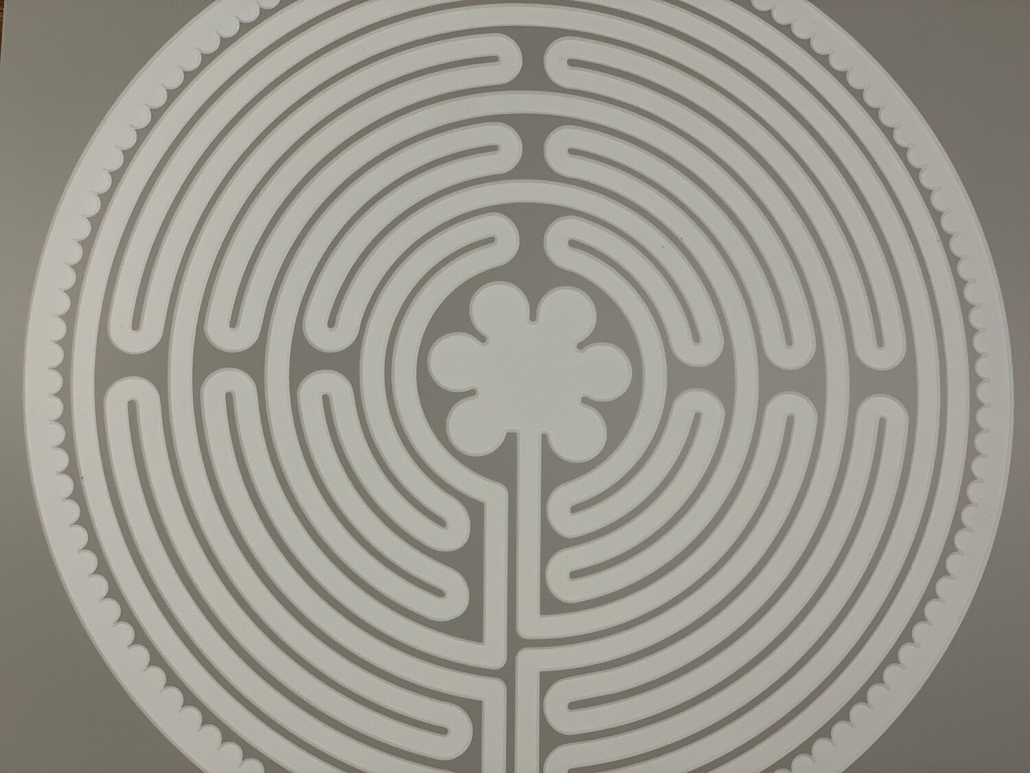 Acrylic Full Chartres Labyrinth | 12-inch