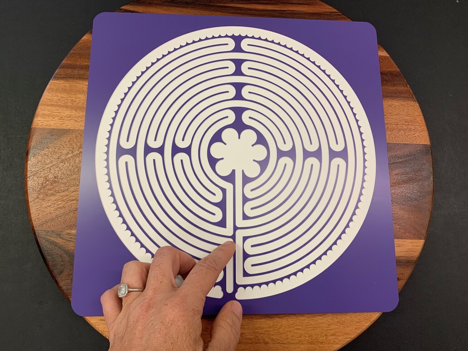 Acrylic Full Chartres Labyrinth | 12-inch