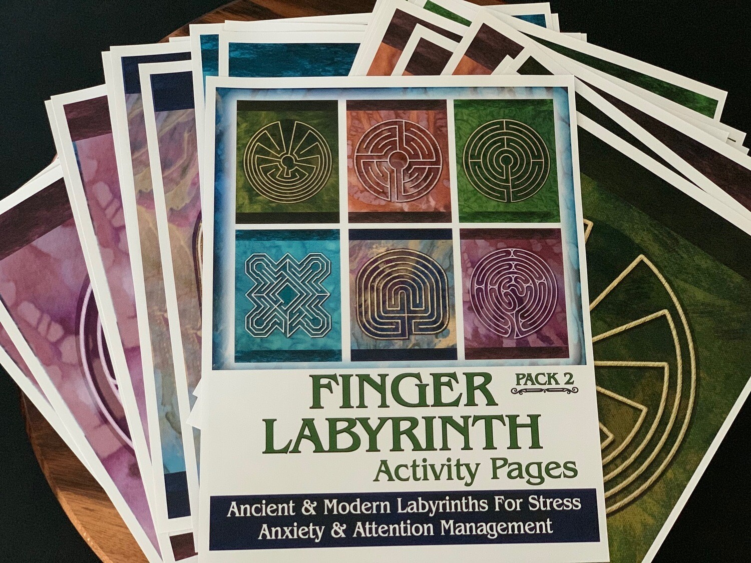 Finger Labyrinth Pages - Pack #2