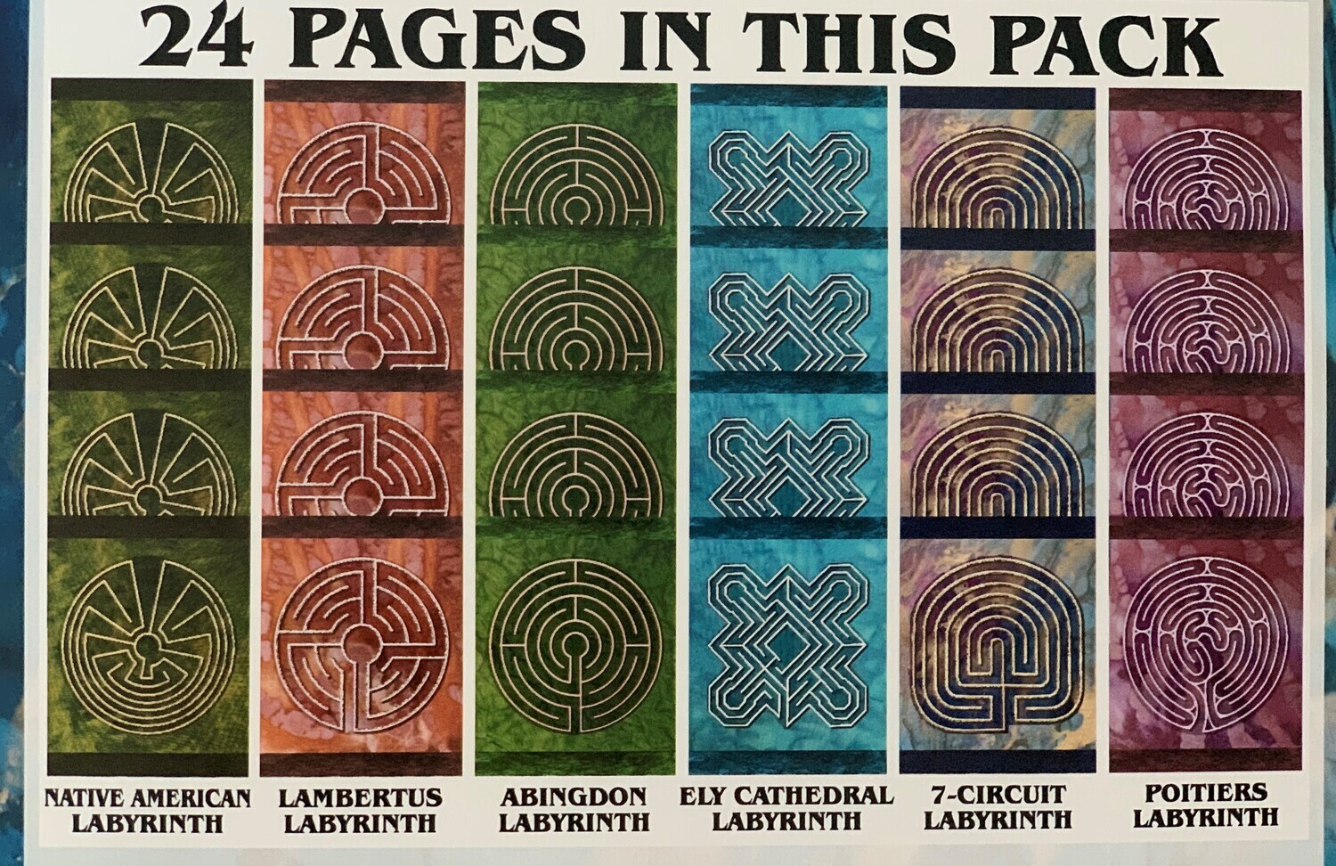 Finger Labyrinth Pages - Pack #2