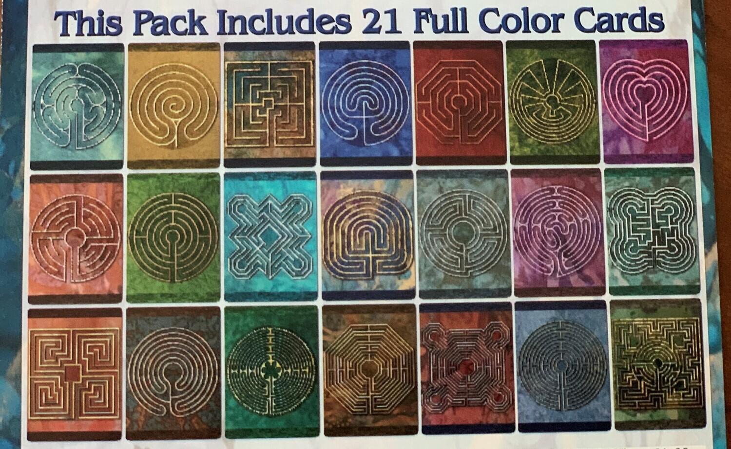 Travel Labyrinth Card - Handheld Labyrinths (Large Pack)