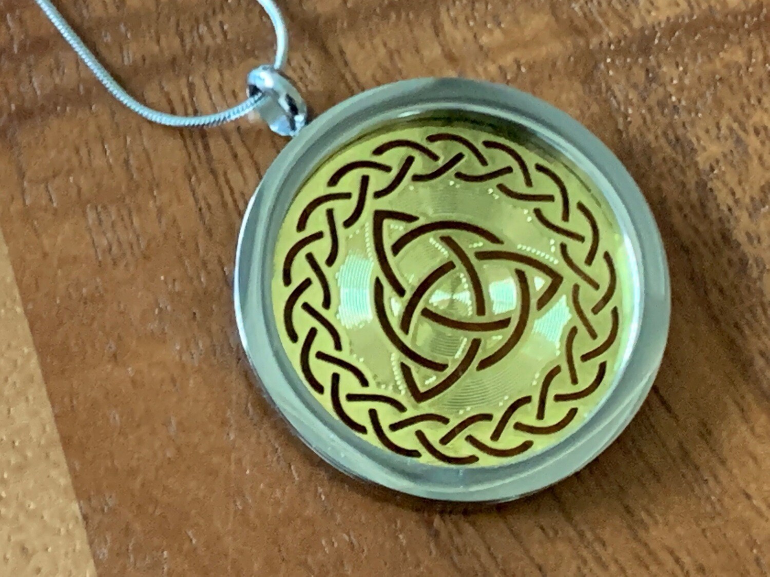 Necklace: Celtic Triquetra Pendant with Chain