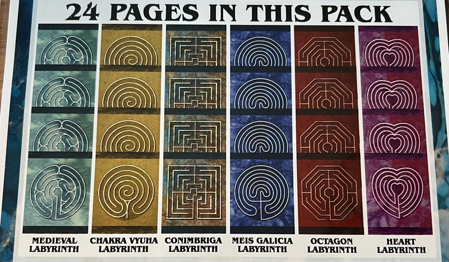 Finger Labyrinth Pages - Pack #1