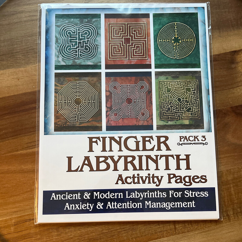 Finger Labyrinth Pages - Pack #3