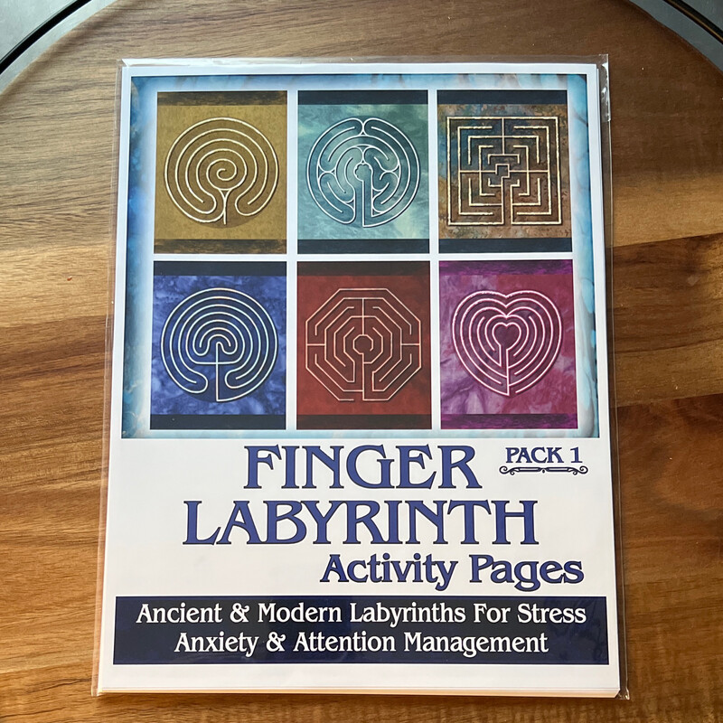 Finger Labyrinth Pages - Pack #1