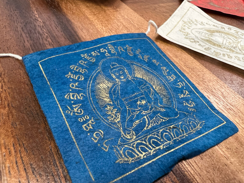 Prayer Flag: MEDICINE BUDDHA (Mini)