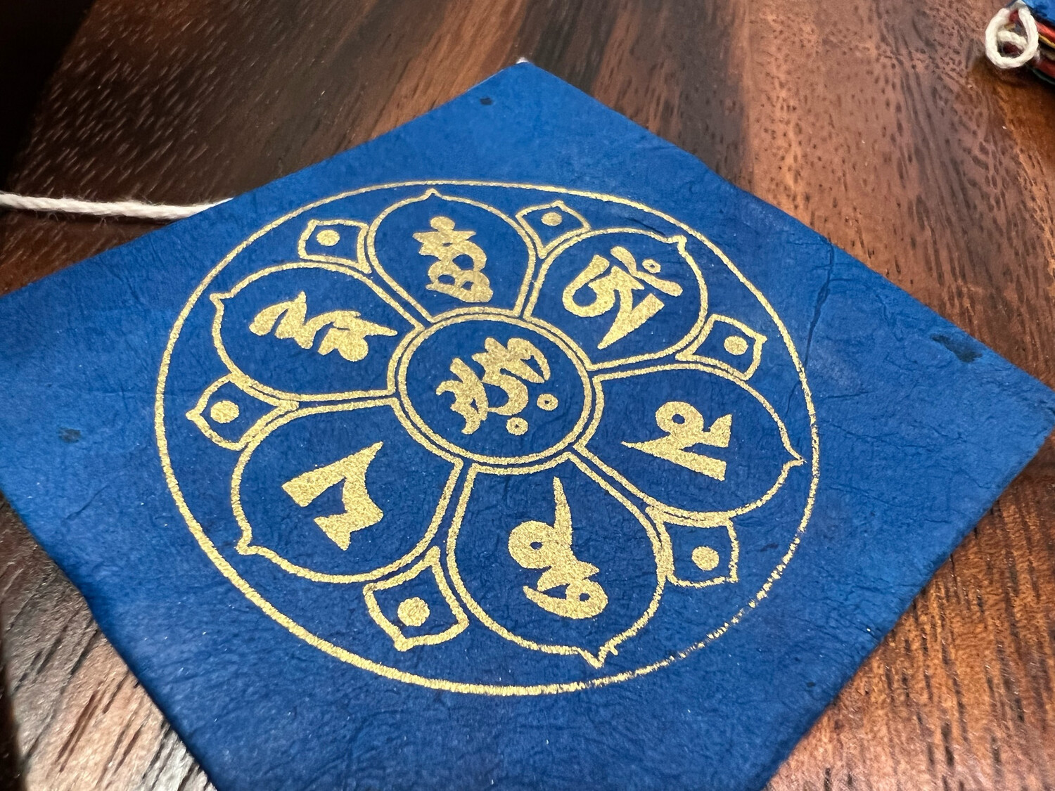 Prayer Flag: OM LOTUS (Mini)