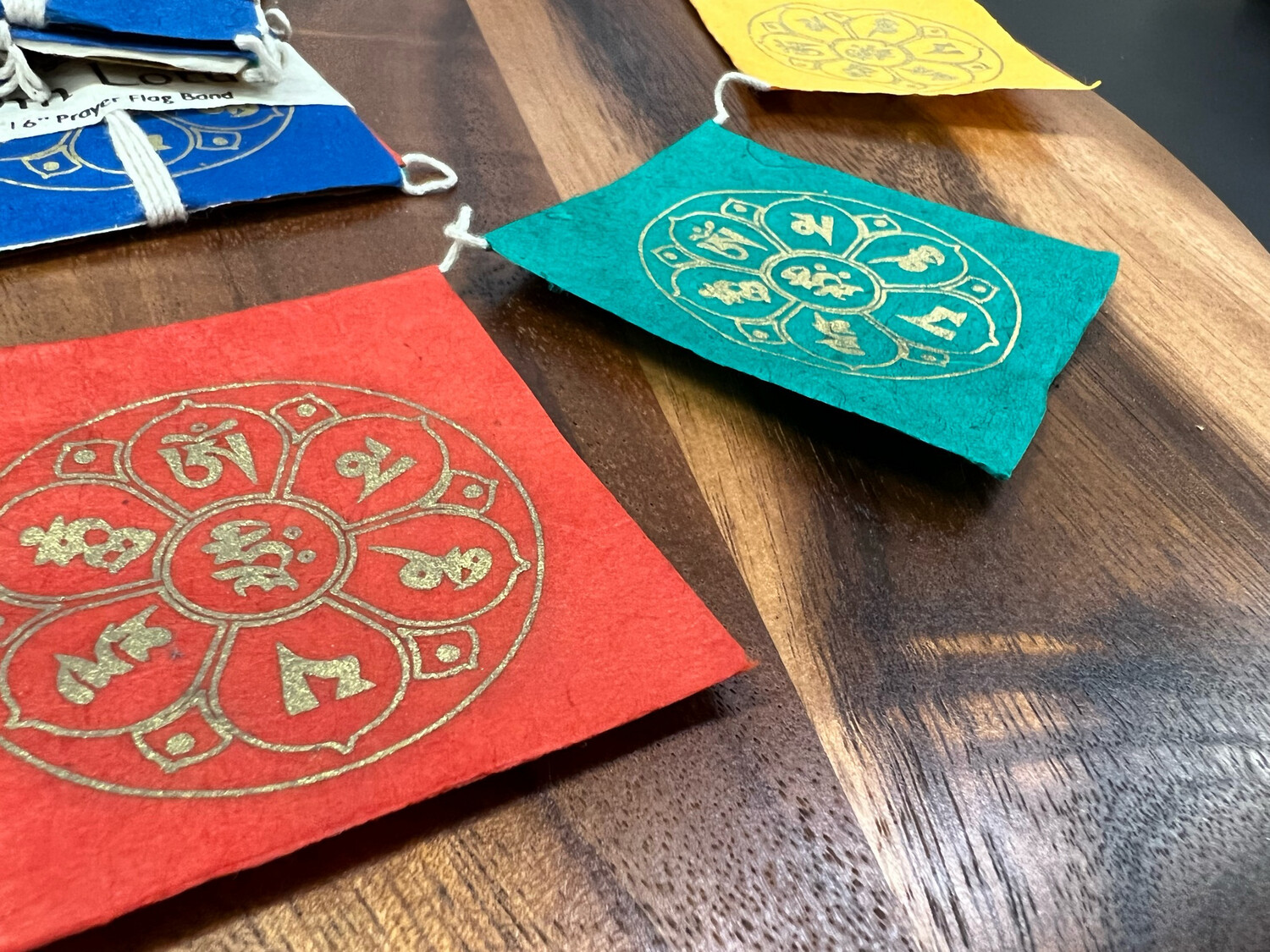 Prayer Flag: OM LOTUS (Mini)