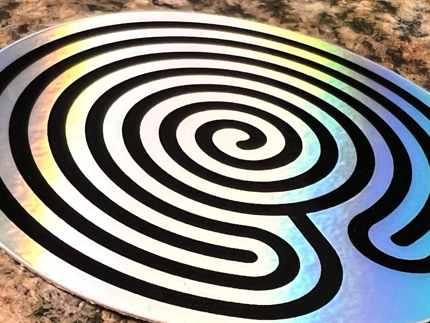 Sticker - CHAKRA-VYUHA Labyrinth (Holographic)