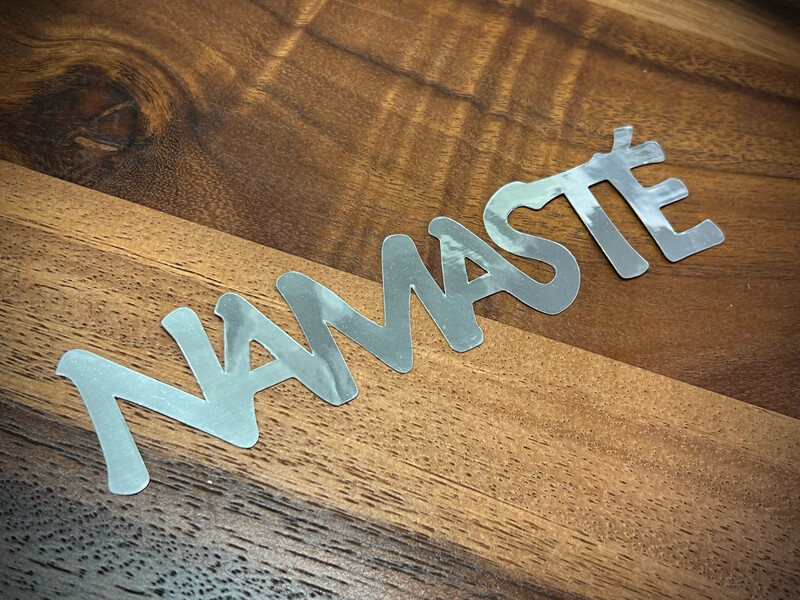 Sticker - Chrome (Namaste)