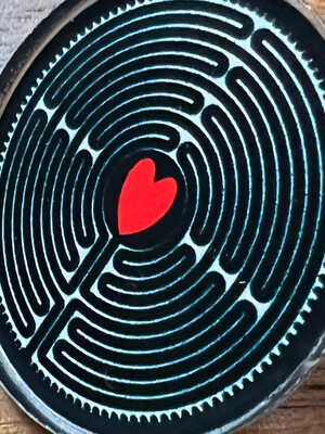 Labyrinth ❤️ Acrylic Pin
