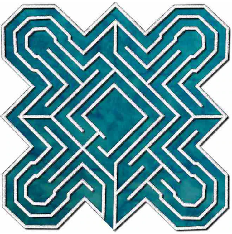 Finger Labyrinth Wall Sticker - Ely