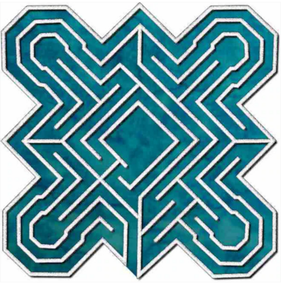 Finger Labyrinth Wall Sticker - Ely