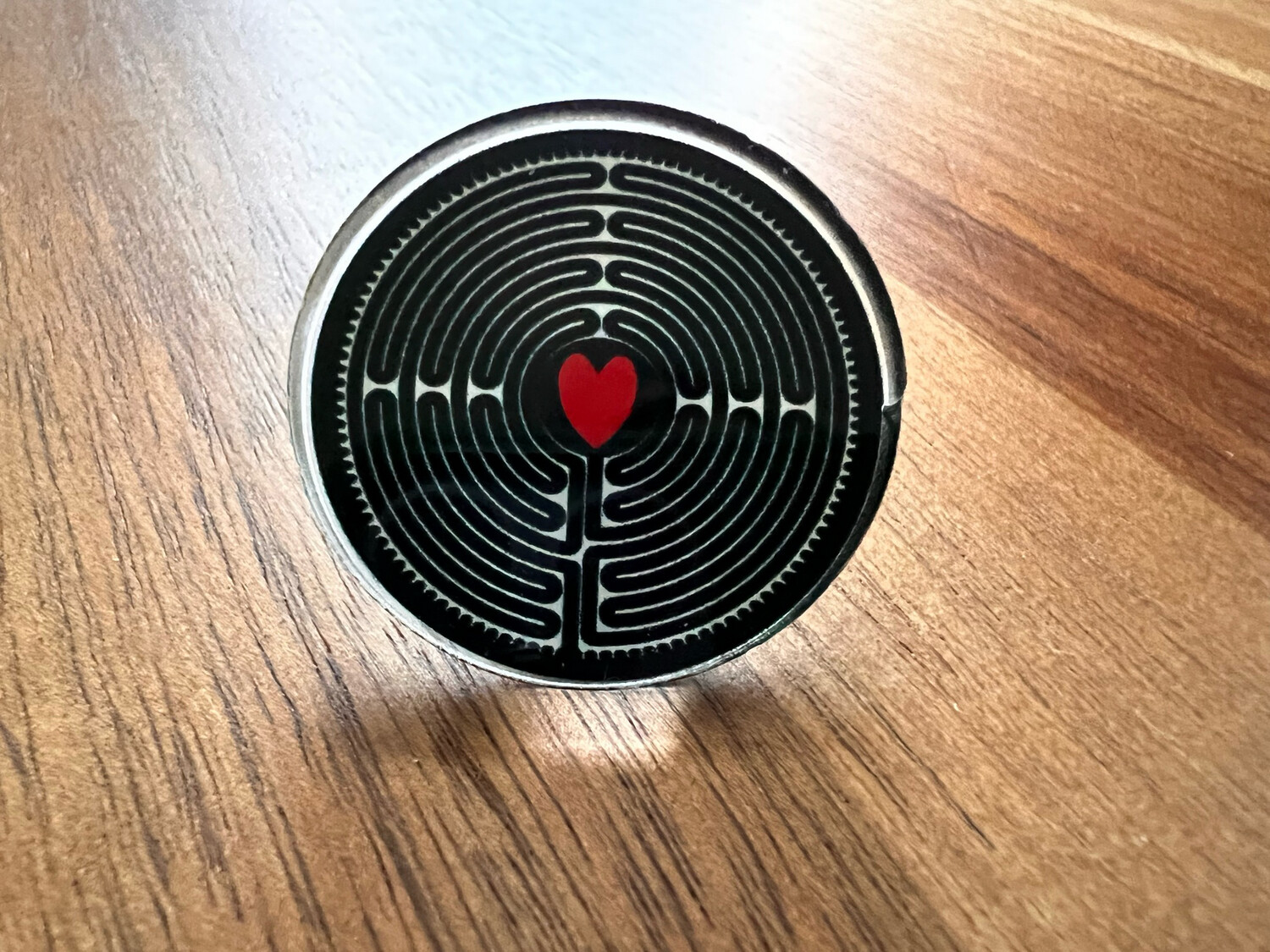 Labyrinth ❤️ Acrylic Pin