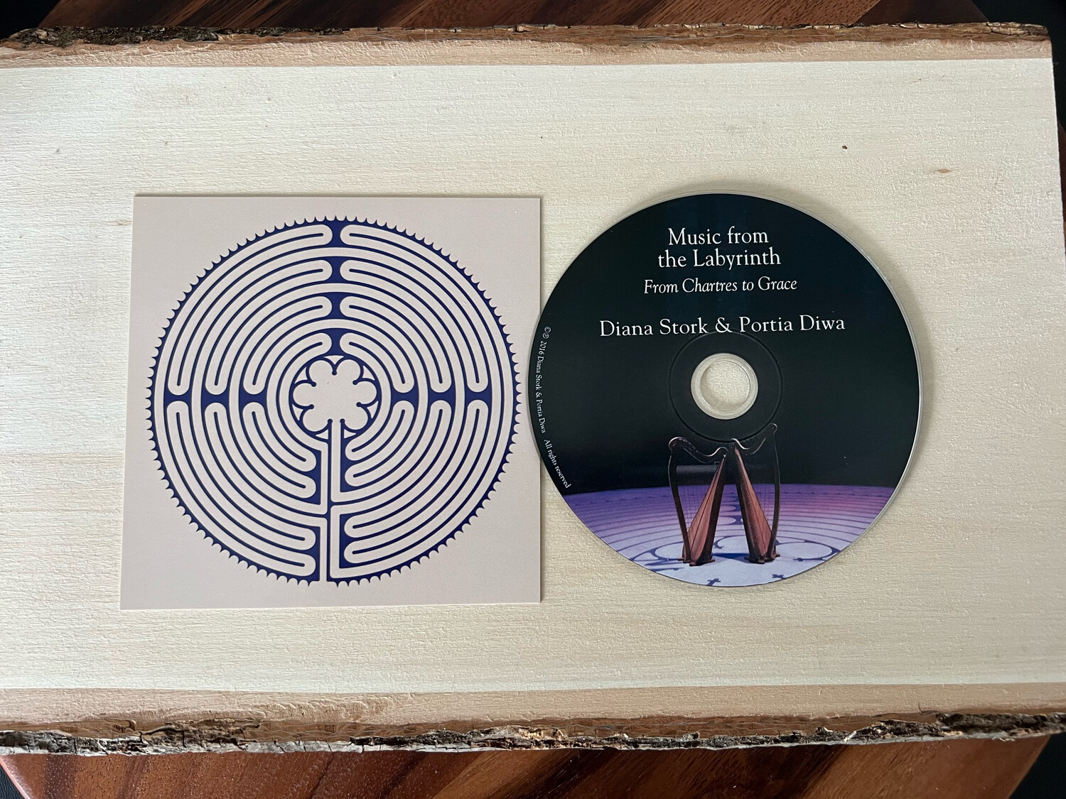 CD: Music from the Labyrinth: From Chartres to Grace by Diana Stork &amp; Portia Diwa