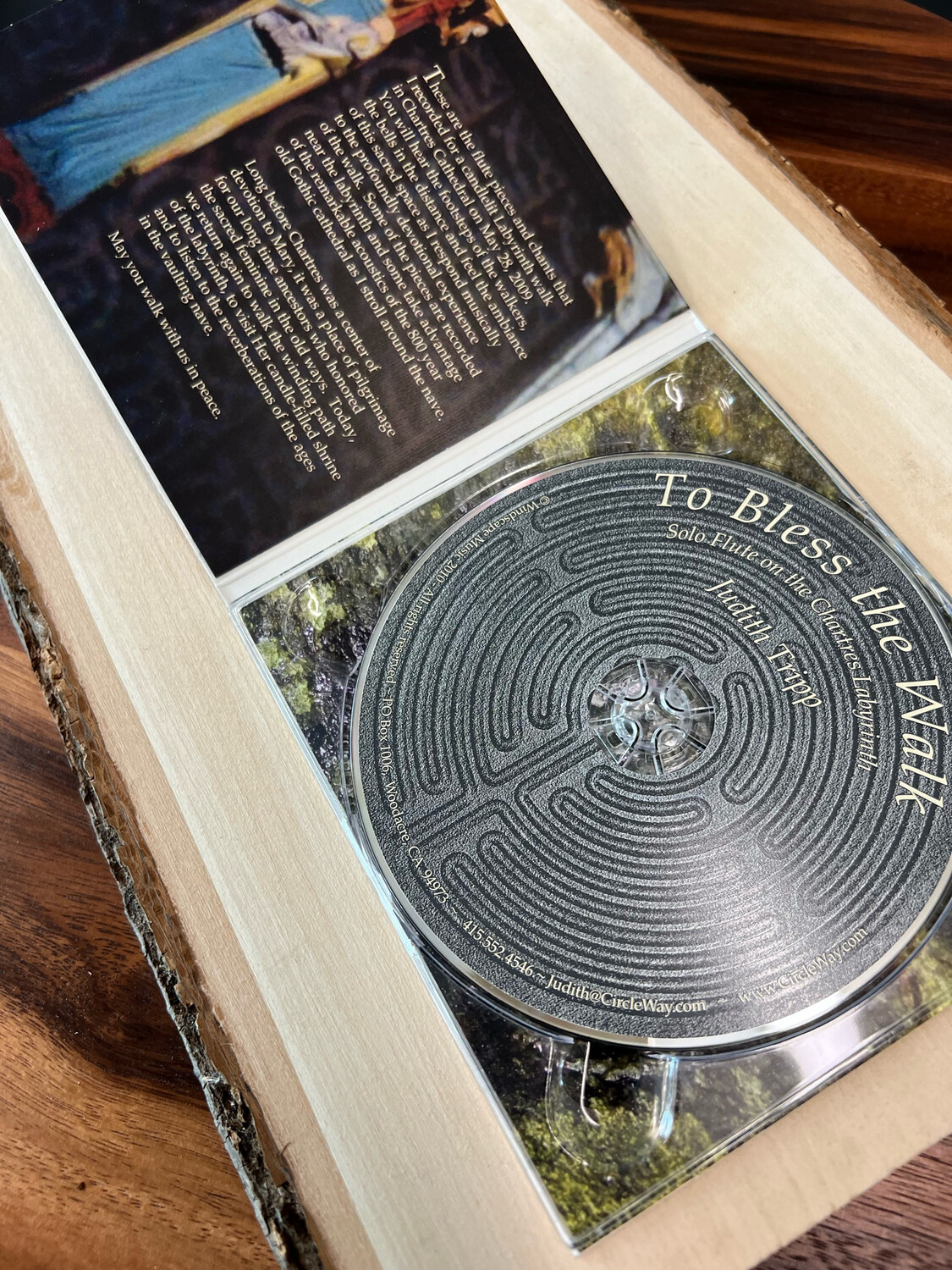 CD: To Bless the Walk (Solo Flute on the Chartres Labyrinth) by Judith Tripp