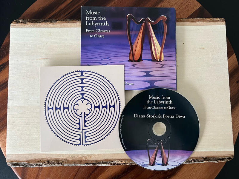 CD: Music from the Labyrinth: From Chartres to Grace by Diana Stork &amp; Portia Diwa