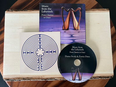 CD: Music from the Labyrinth: From Chartres to Grace by Diana Stork &amp; Portia Diwa
