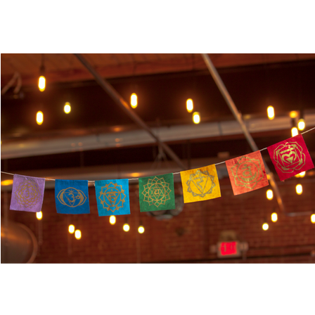 Eco-Paper Garland: Chakra