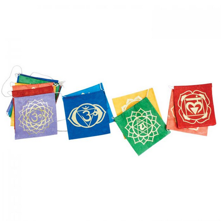 Eco-Paper Garland: Chakra