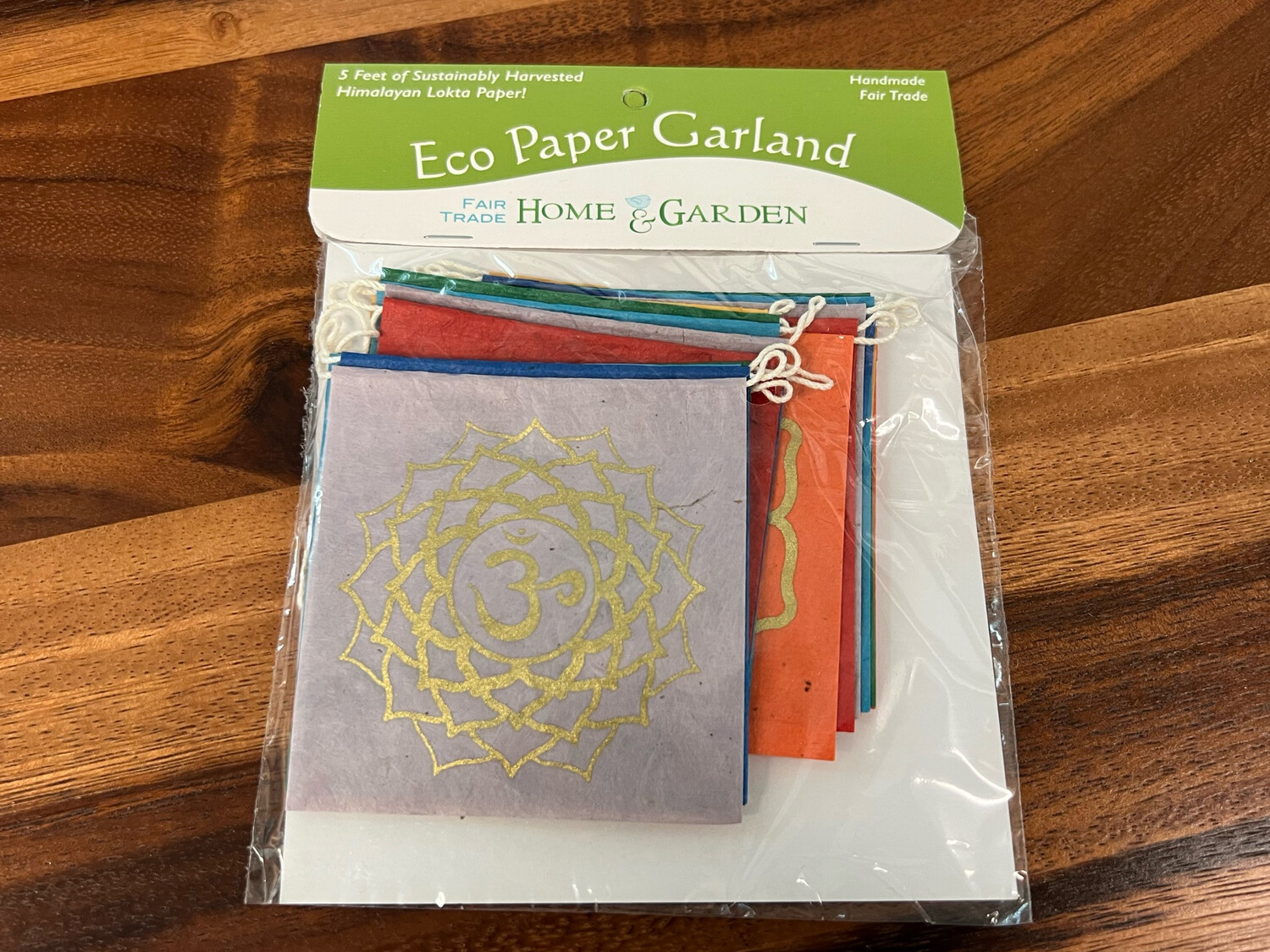 Eco-Paper Garland: Chakra