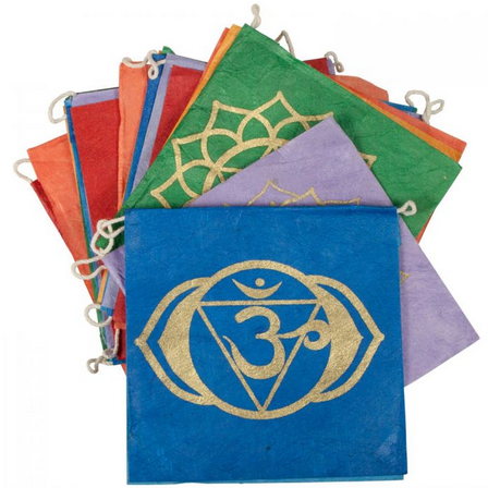 Eco-Paper Garland: Chakra