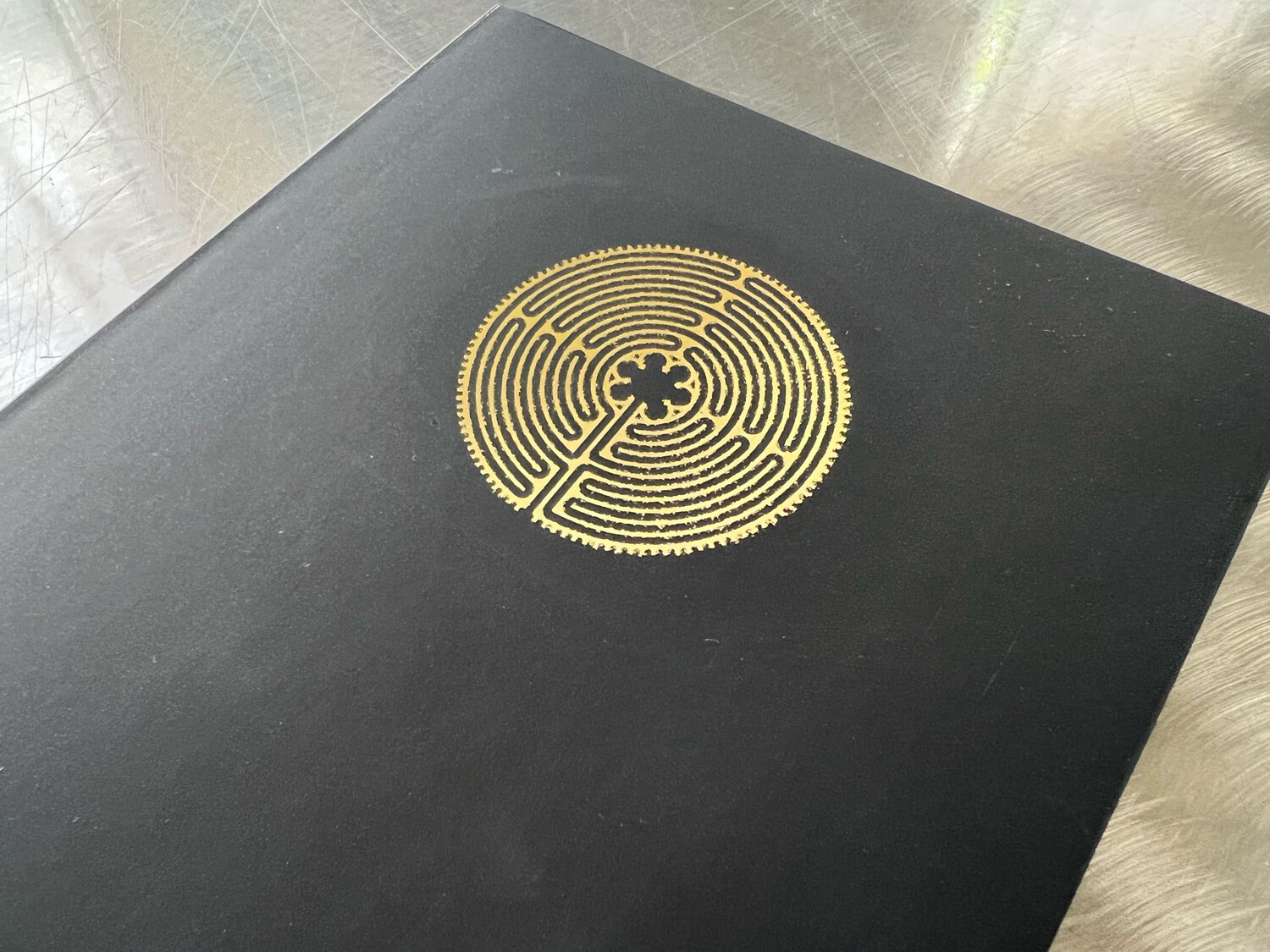 Journal: Gold Foil Labyrinth (Multiple Colors Available)