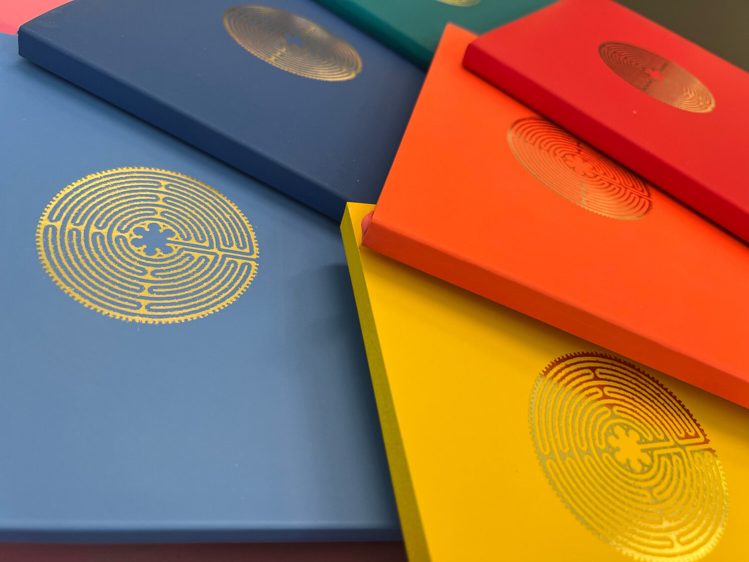 Journal: Gold Foil Labyrinth (Multiple Colors Available)