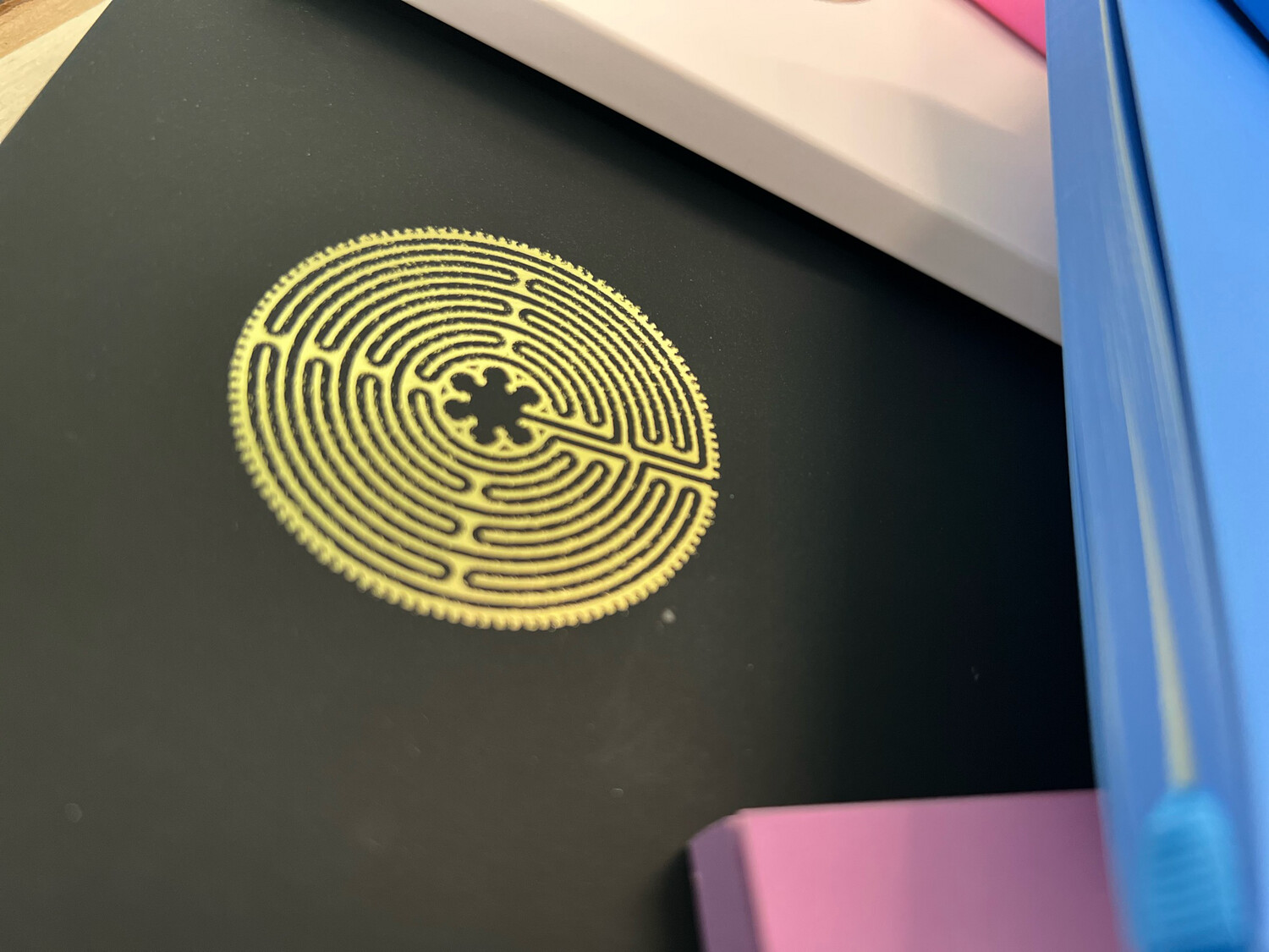 Journal: Gold Foil Labyrinth (Multiple Colors Available)