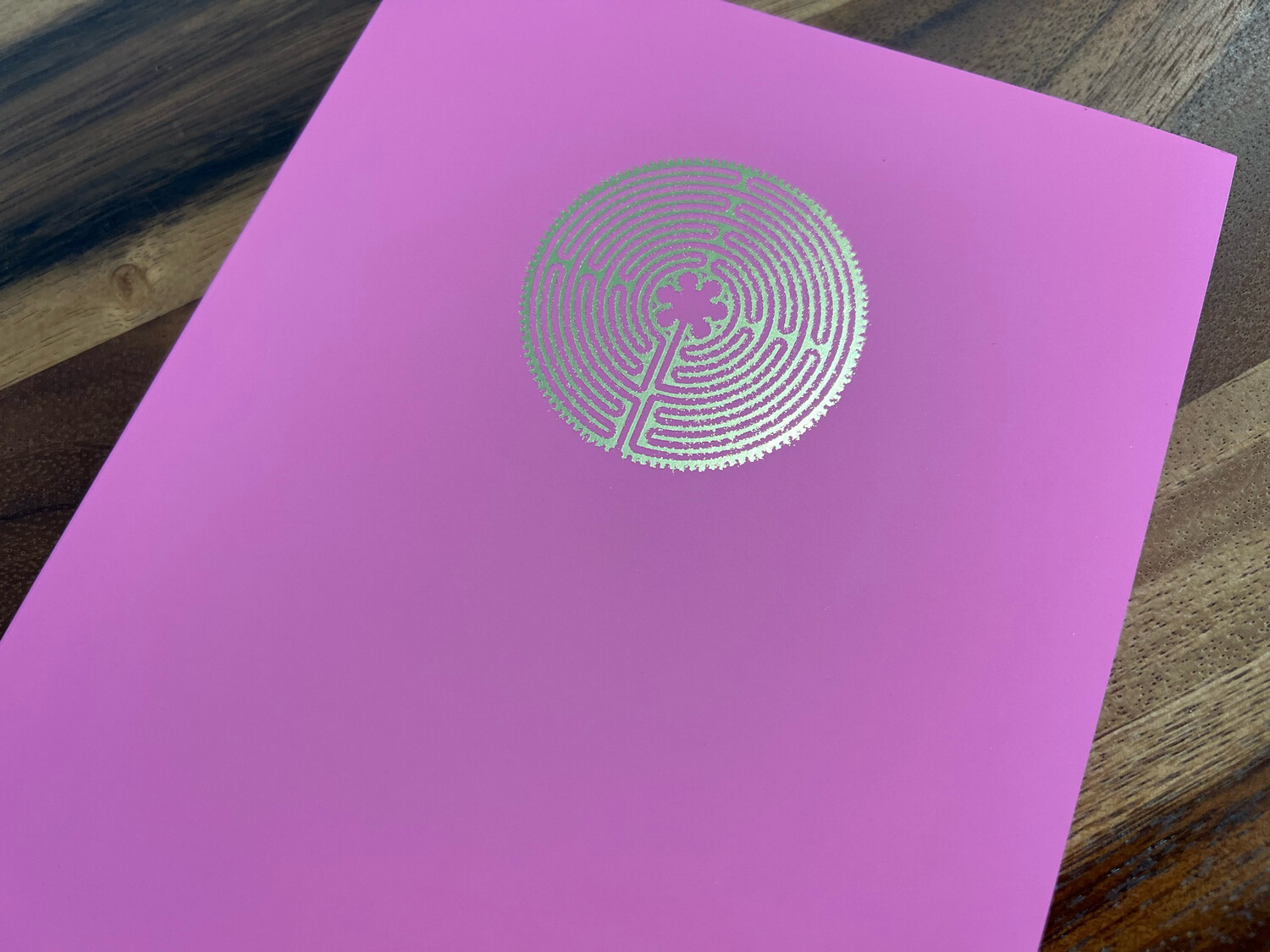 Journal: Gold Foil Labyrinth (Multiple Colors Available)